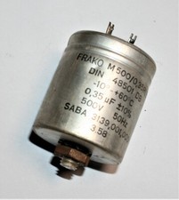 Condensatore 0,35 uF 500 V per Saba Freiburg 9 testato
