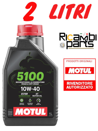 Olio motore motul 5100 - lt,