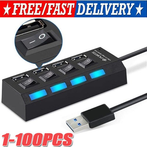 Hub usb porte - 7, interruttore