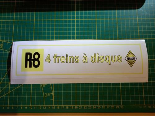 Sticker autocollant renault - autocollant, 8