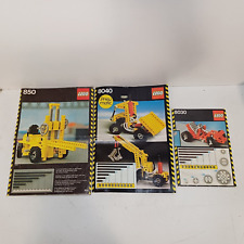 3x Lego Manuals Nr 850, Nr