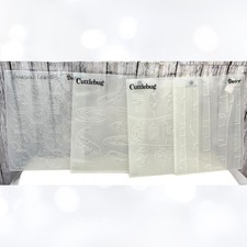 Cuttlebug Darice ASIAN Koi Bamboo Cartelle in rilievo lotto di 4