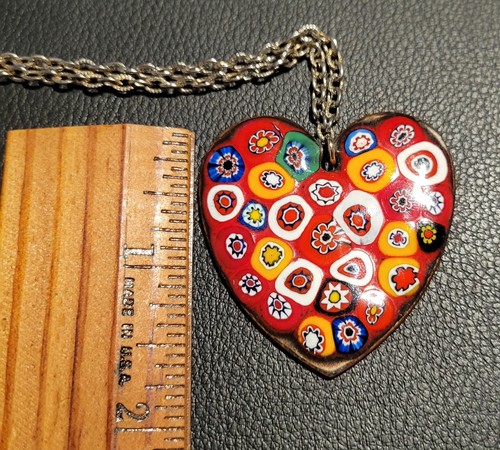 Collana vintage vetro - collana,