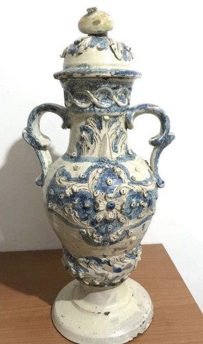 Grande antico vaso - , maiolica