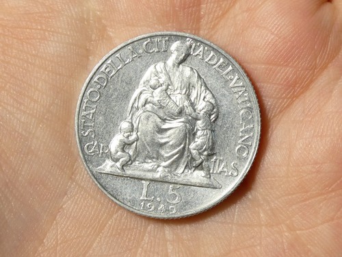 Moneta lire pio - moneta,