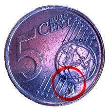 Moneta 5 centesimi euro Italia