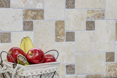 Mosaico travertino pietra