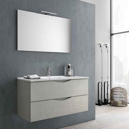 Mobile bagno sospeso colorato - bagno,