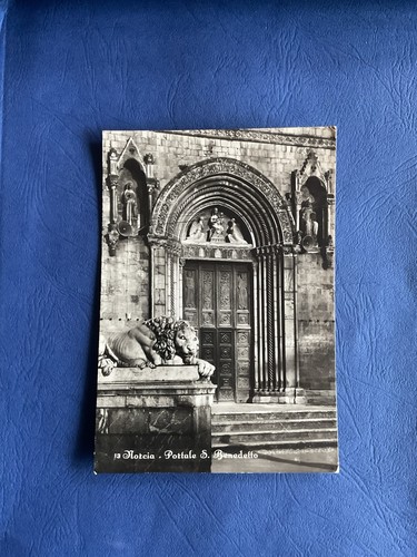 Cartolina norcia portale s - cartolina,