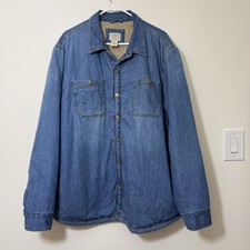 L.L.Bean Denim Camicia Giacca