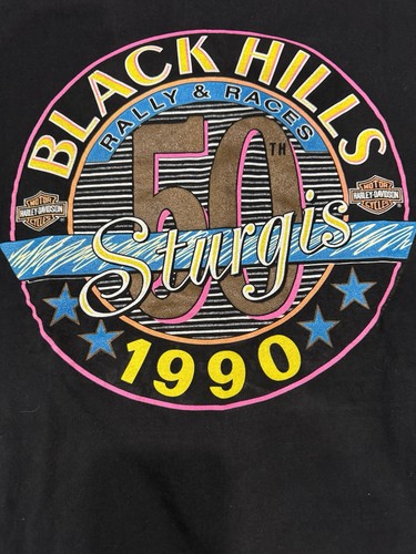 Shirt vintage 1990 sturgis - 1990,