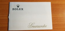 Rolex libretto garanzia