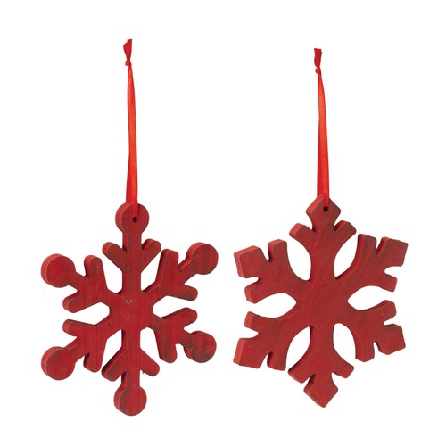 Ornamento fiocco neve in - di,