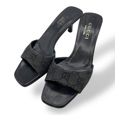 GUCCI GG sandali tacco logo