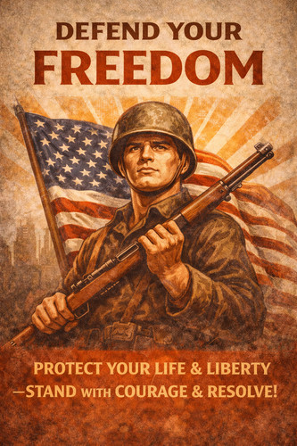 Poster difendi tua libertà - poster,