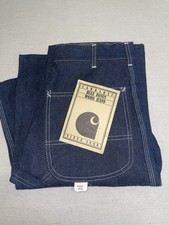 Jeans Carhartt Denim da lavoro carpentiere 30x32 NUOVI vintage anni 80 90 USA UNION MADE