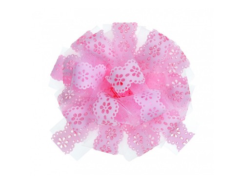 Nastro strip tulle - strip, rosa