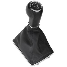 Cuffia e Pomello Leva Cambio 5 Marce Nero Compatibile per Opel Corsa D dal 2006