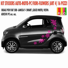 Kit 16 adesivi fiori petali