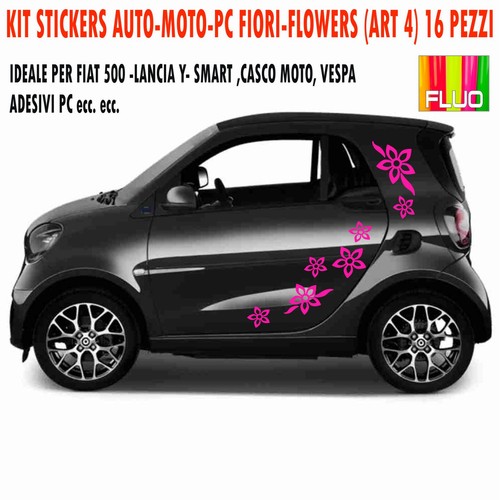 Kit adesivi fiori - 16, petali