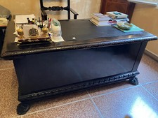 scrivania antica intarsiata