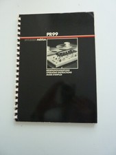 Manuale di istruzioni/user manual originale STUDER/REVOX PR99 - BA001035