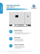 Zonergy Inverter 60kW Trifase Solare CE Certificato Italia Germania UK