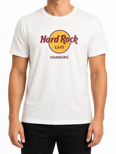 Shirt grafica bianca hard - t-shirt,