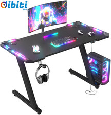 Scrivania Gaming LED 120X60 Cm