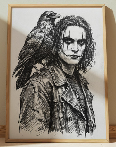 The crow movie - movie, drawing