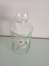 Vaso in vetro decorato porta