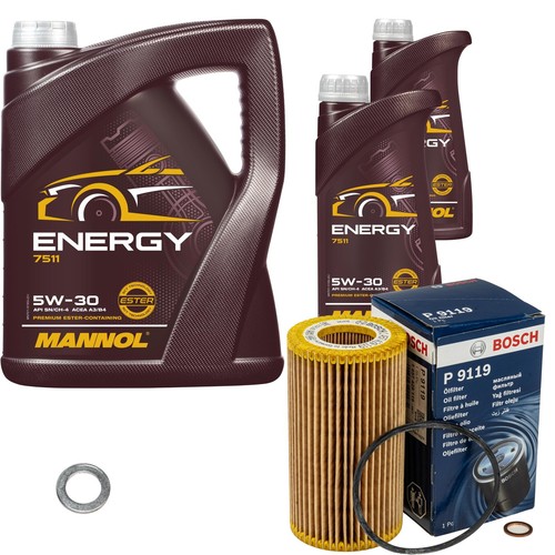 Bosch filtro mannol 5w 30 - 7, 5w-30