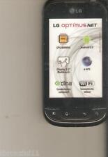 FINTO TELEFONO DA VETRINA - DUMMY - LG OPTIMUS NET    (IS NOT A PHONE)