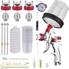 HVLP Pistola Verniciatura Professionale, Pistola a Spruzzo Kit, Pistola per Vern