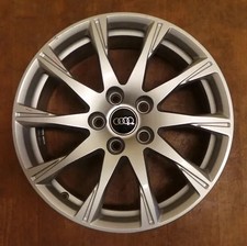 1 cerchio in lega 17 pollici 7,5" 5x112 38ET argento lucido 8W0601025C Audi A4 Rim Wheel