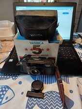 MACCHINA FOTOGRAFICA YASHICA AUTO FOCUS MOTOR ANNI 80 FUNZIONANTE