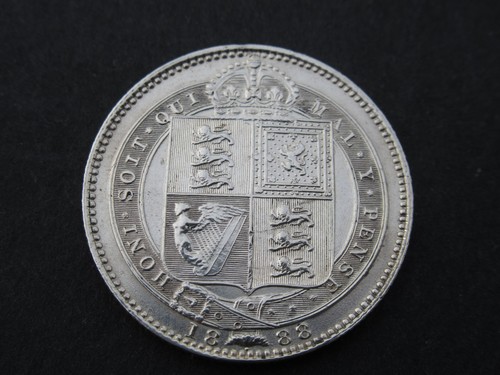 Scellino argento 1888 victoria - 1888,