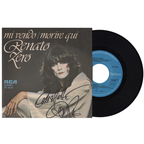 Renato zero autografo 45 - renato,