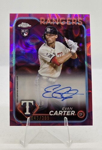 Evan carter auto 299 - #d, /299