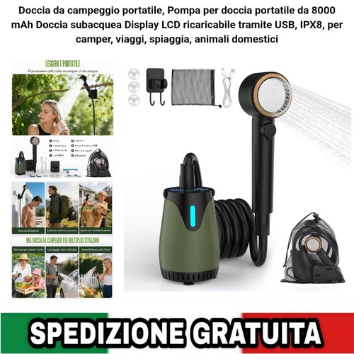 Doccia campeggio portatile - campeggio,