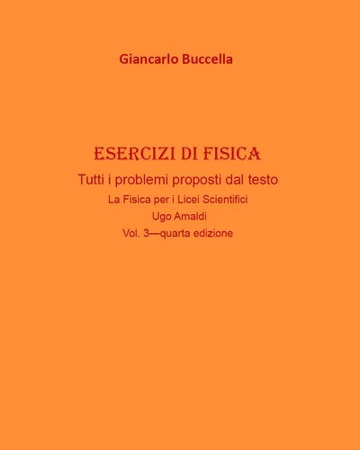 Esercizi fisica vol - fisica,