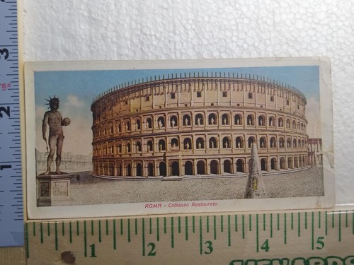 Cartolina colosseo restaurato - cartolina,
