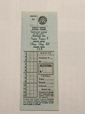 Coni Totocalcio Schedina