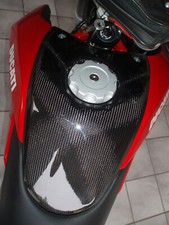 COPRI SERBATOIO PARTE CENTRALE CARBONIO 100%  DUCATI HYPERMOTARD 796 1100 1100S