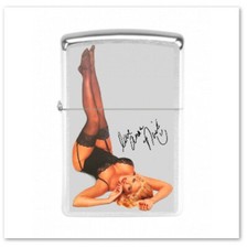 ZIPPO PinUp Collection - Anna Nicole Smith - Accendino Benzina Cromato Spazzolato