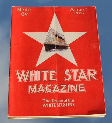 White star line staff magazine - white,