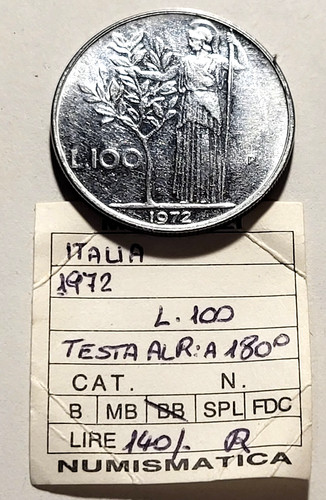 100 lire repubblica italiana - repubblica,