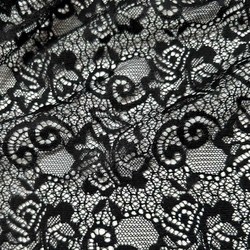 Tessuto pizzo elastico 3965 - tessuto,