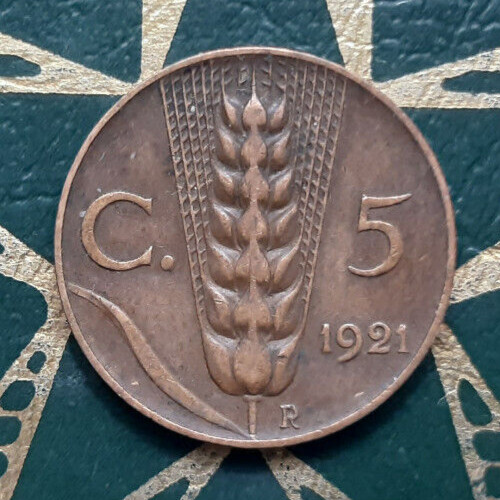 Centesimi 1921 spiga - 1921, (spiga