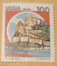 100 Lire Stamp - Aragonese